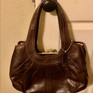 Authentic Coach Ergo Tattersall Satchel